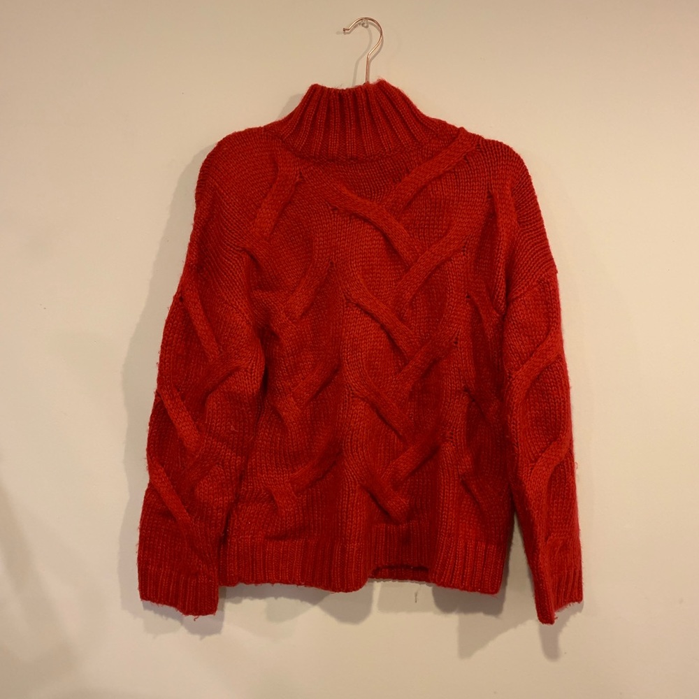Red Boohoo Sweater - S/M